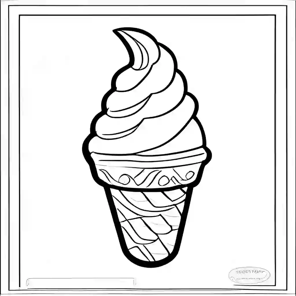 Ice Cream Cone coloring pages